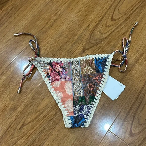Zimmerman devi crochet edge bikini BOTTOM ONLY US 6 - Picture 5 of 5